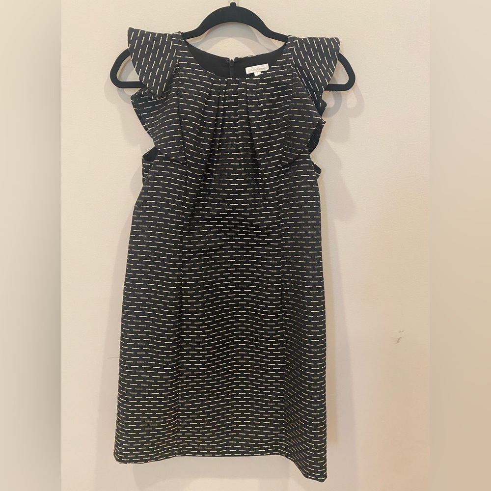 NWT Shoshanna black flutter sleeve dress size 4 $90 OBO